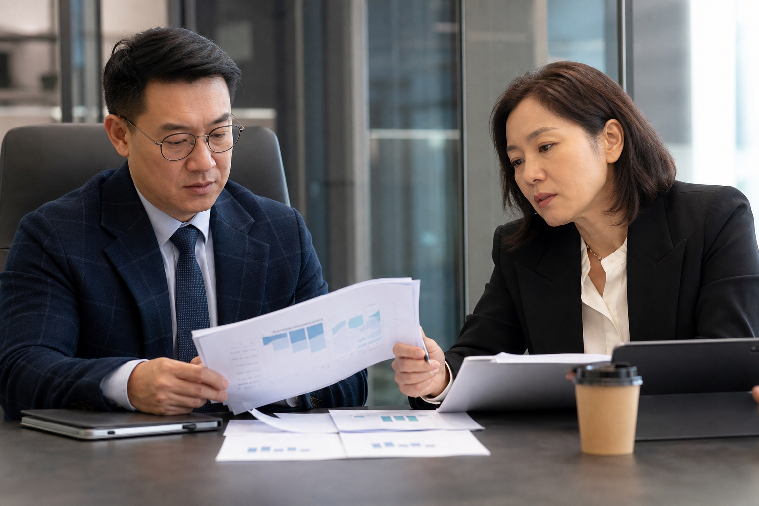Feasibility model review with directors